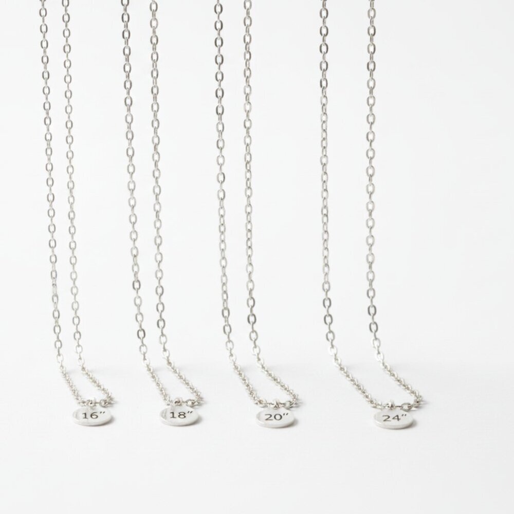 Italian 925 Sterling Silver Cable Chains - Picture 3 of 3
